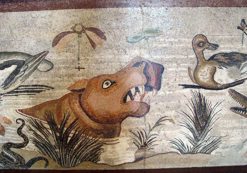 Илл. 1. Фрагмент мозаики первой половины I в. до н.э., из Дома Фавна в Помпеях.