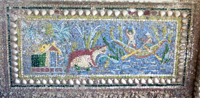 Илл. 5. Мозаичное украшение нимфеума в виридарии Дома великого герцога Тосканы в Помпеях.